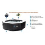 Spa gonflable Intex PureSpa Carbone 6 places - Image 6