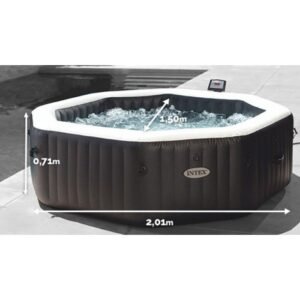 Spa gonflable Intex PureSpa Carbone 4 places